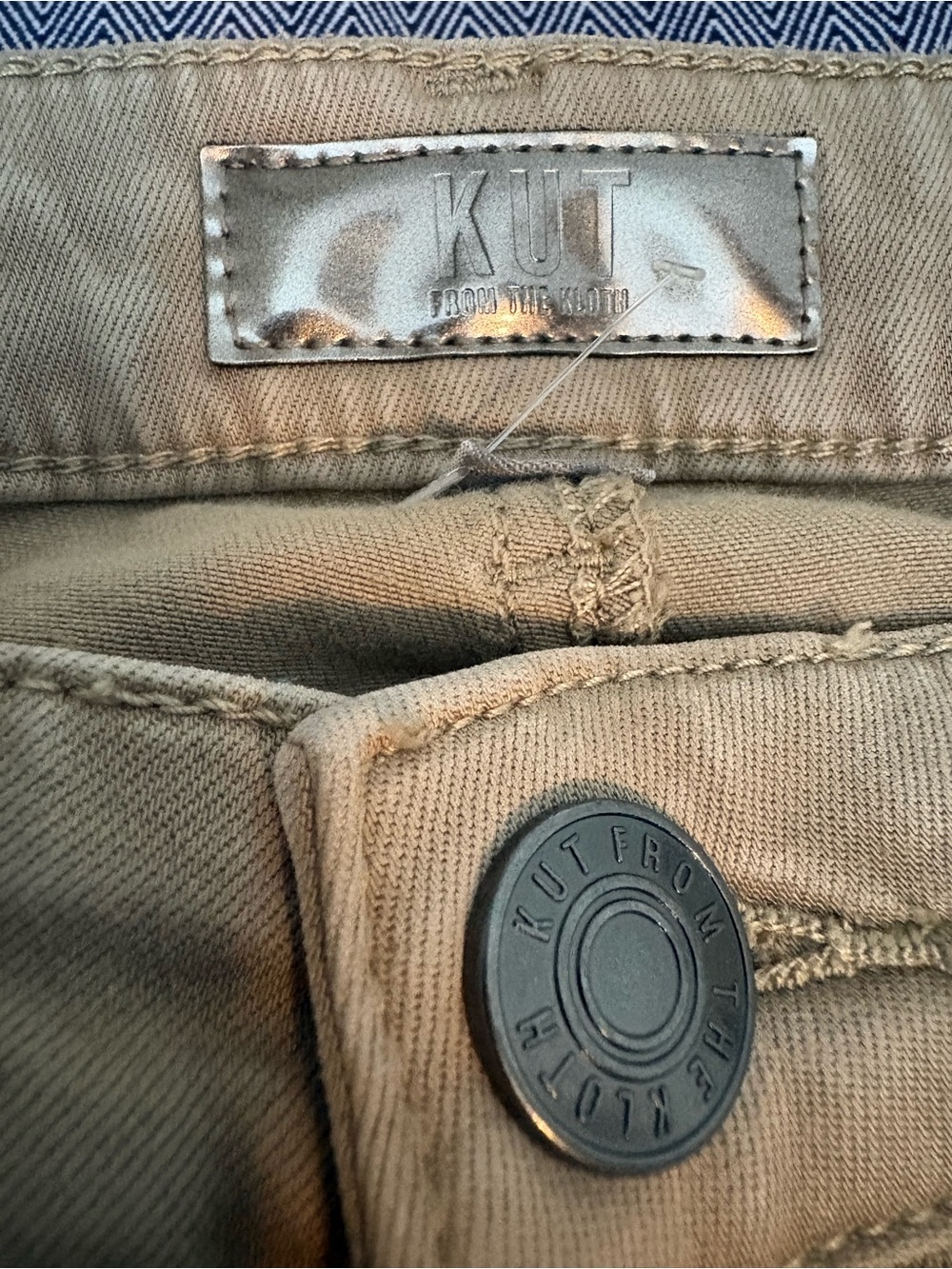 Kut from the Kloth Tan Straight-Leg Chinos - Picture 2 of 7
